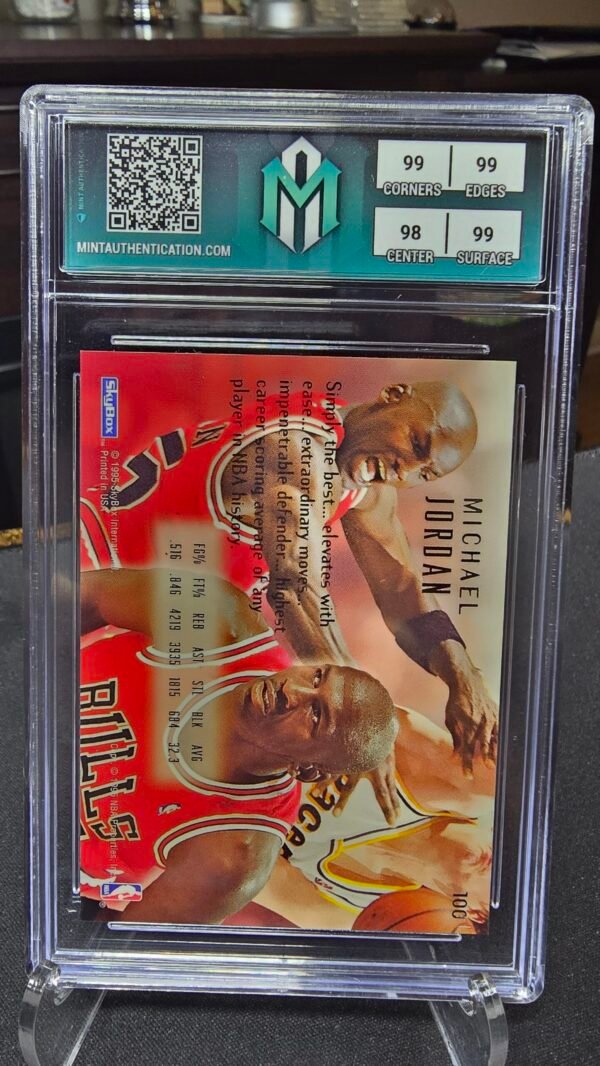 jordan emo2 1994-95 Skybox E-Motion Michael Jordan #100 MINT10